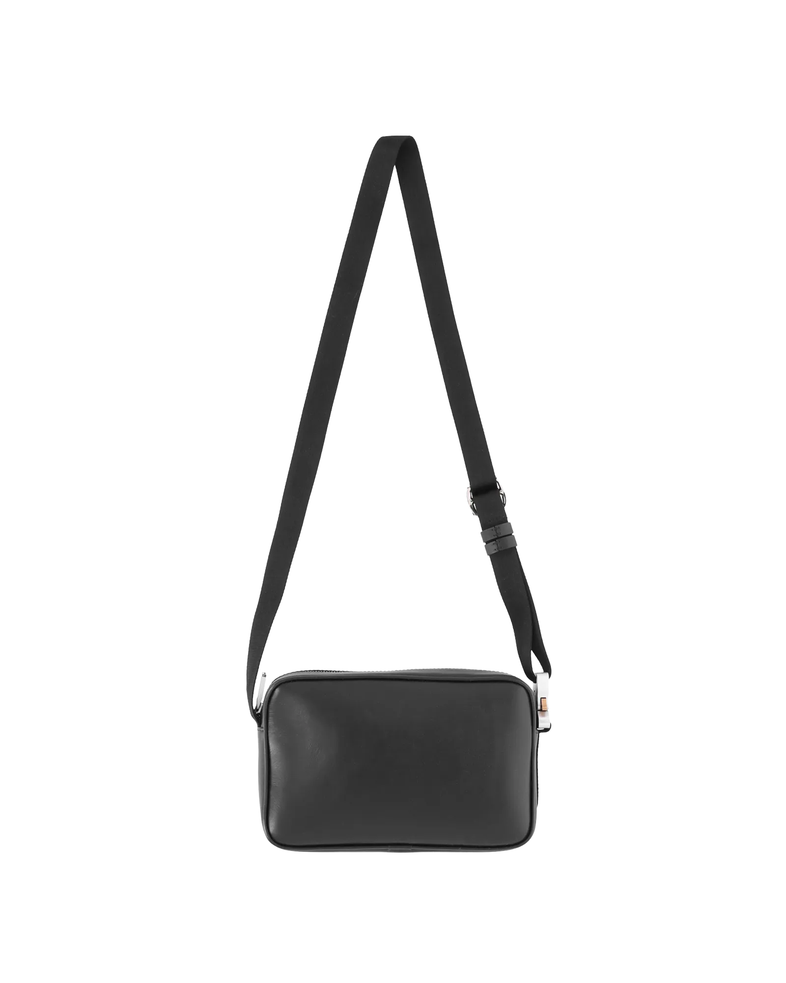 LEATHER BUCKLE CROSSBODY BAG
