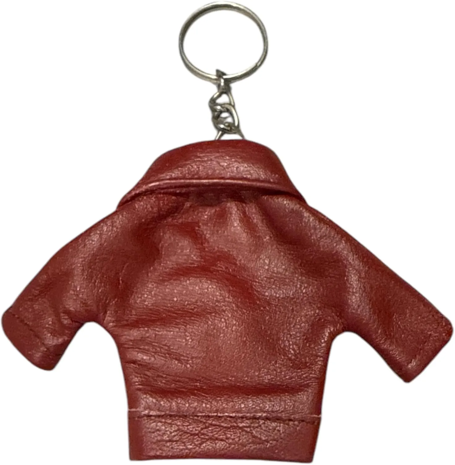 Leather Jacket Keychain Stylish Mini Key Ring for Biker, Motorcycle Riders & Fashion Lovers Gift Men & Women