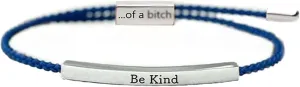 Long tiantian Be Kind of a B Bracelet Best Friend Bracelet for Women Black Braided Bracelet Friendship Bracelet Adjustable Bracelet Trendy Jewelry Gift for Women Friends