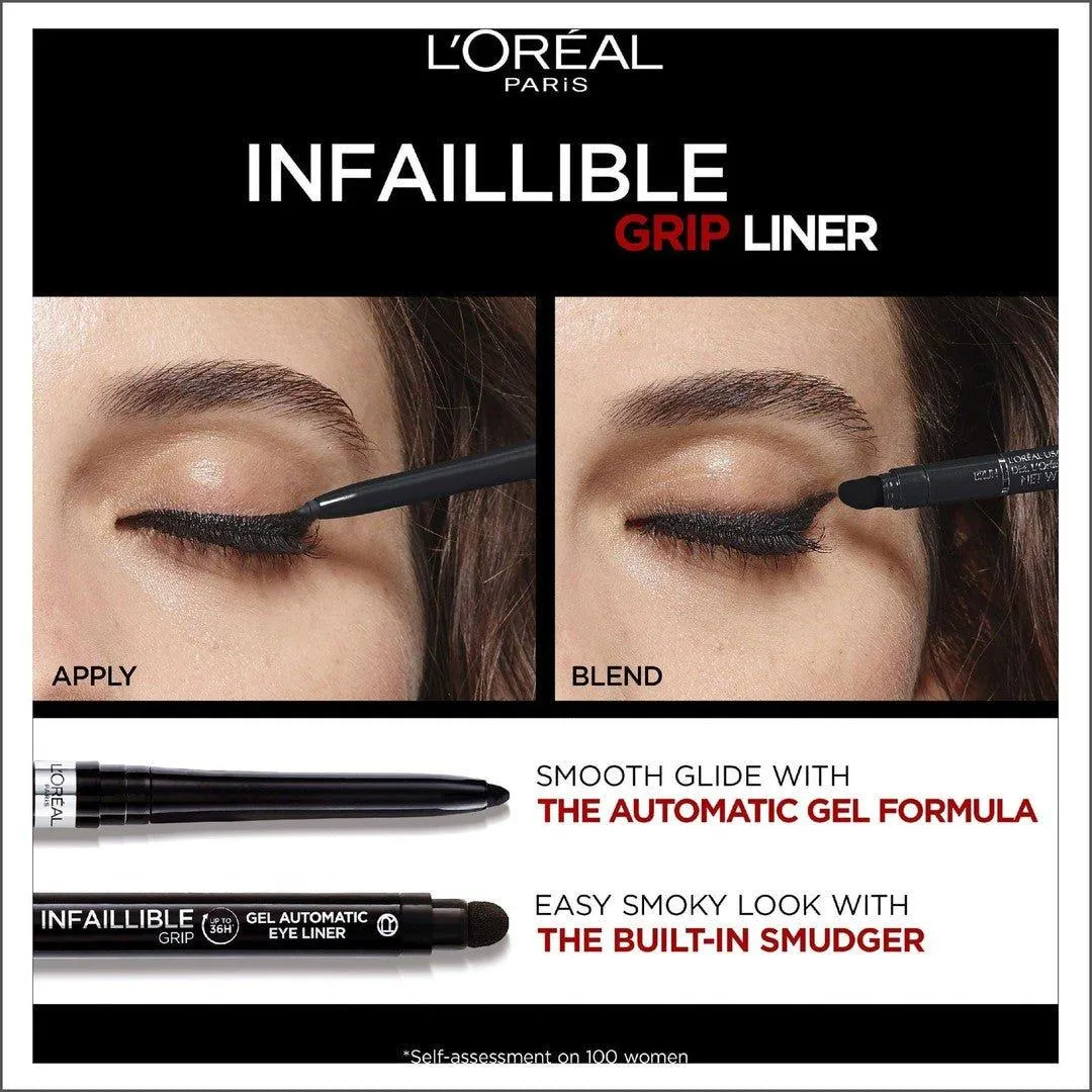 L'Oréal Paris Infaillible Gel Automatic Eye Liner 001 Intense Black