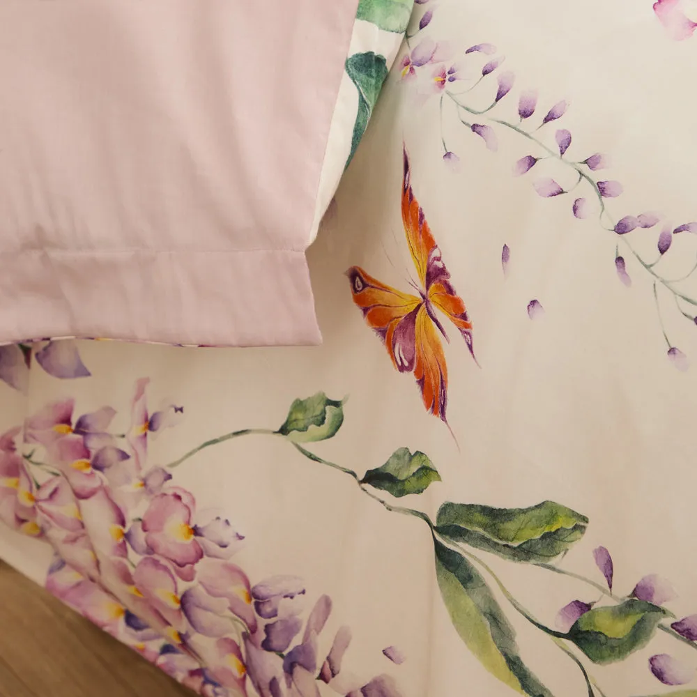 Mariposa Printed Duvet Cover Set Purple