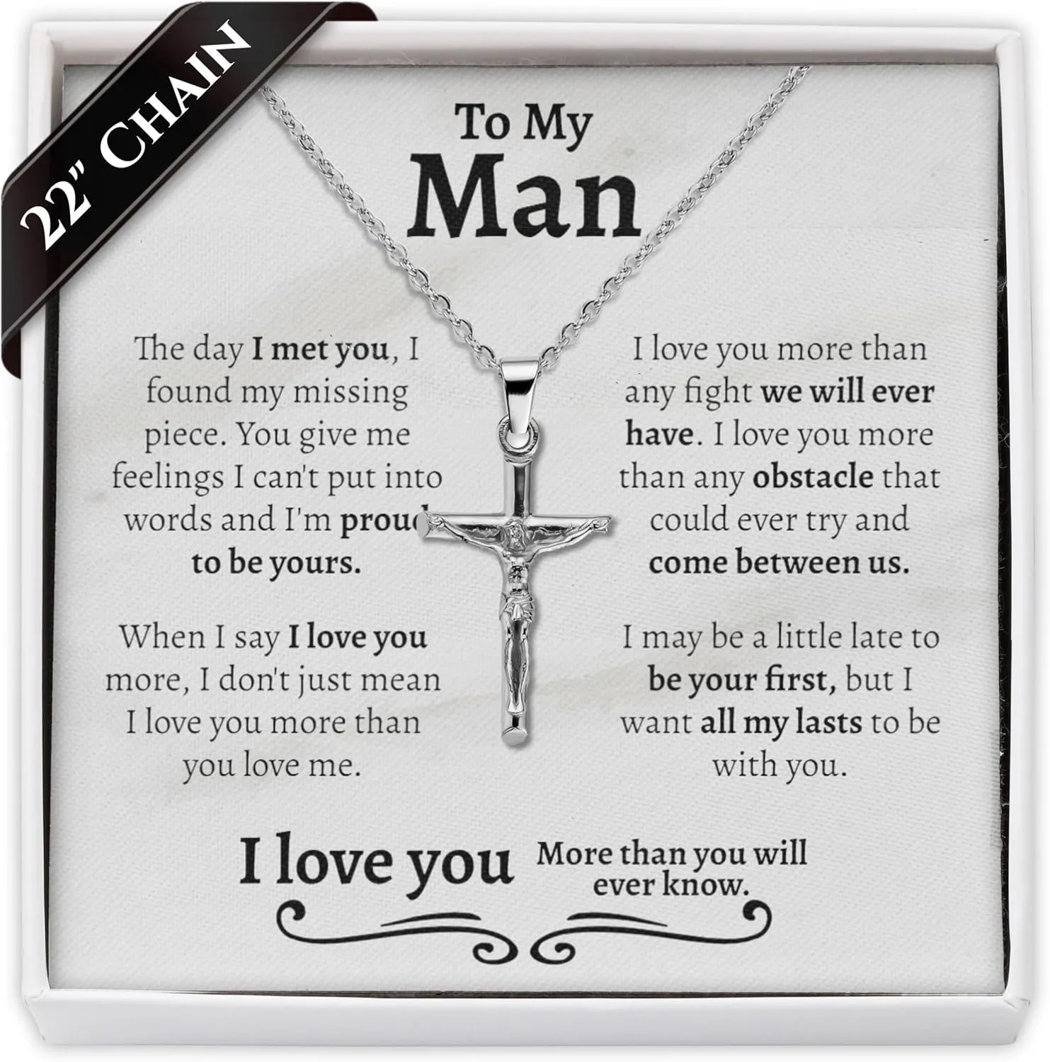 Men's Layering Necklace - Combo with Cuban Chain, Stainless Steel, Durable, Hypoallergenic, Versatile Styles for Modern Gentleman - Fashionable Multi-Length Jewelry for Casual & Formal Wear