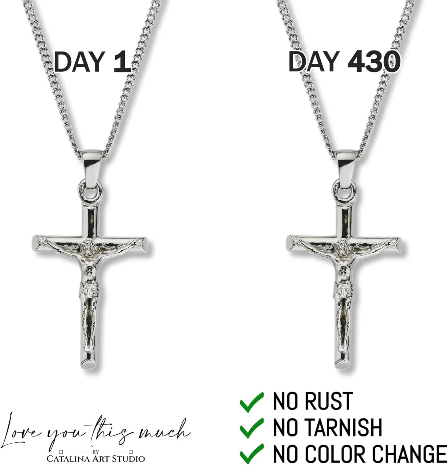 Men's Layering Necklace - Combo with Cuban Chain, Stainless Steel, Durable, Hypoallergenic, Versatile Styles for Modern Gentleman - Fashionable Multi-Length Jewelry for Casual & Formal Wear