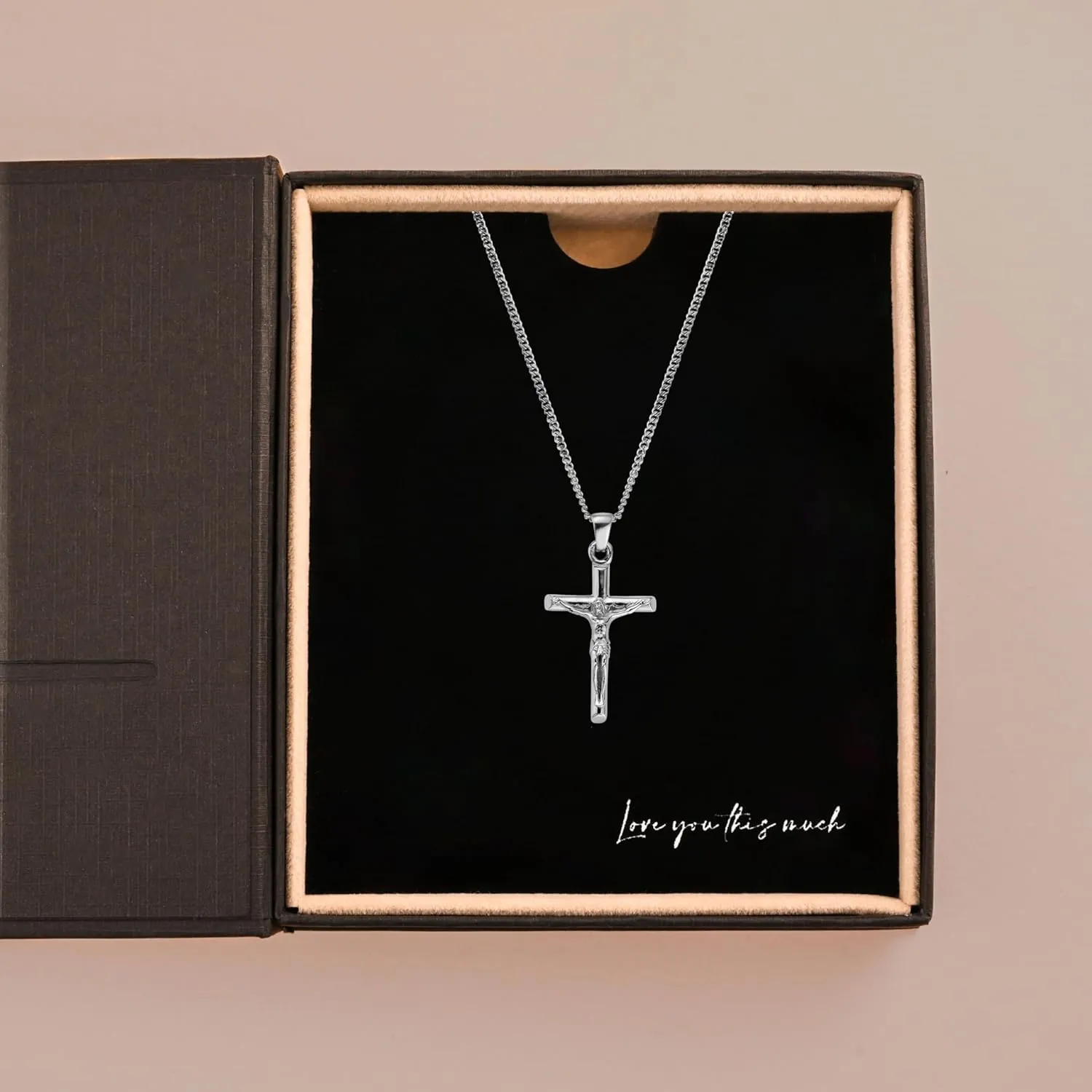 Men's Layering Necklace - Combo with Cuban Chain, Stainless Steel, Durable, Hypoallergenic, Versatile Styles for Modern Gentleman - Fashionable Multi-Length Jewelry for Casual & Formal Wear