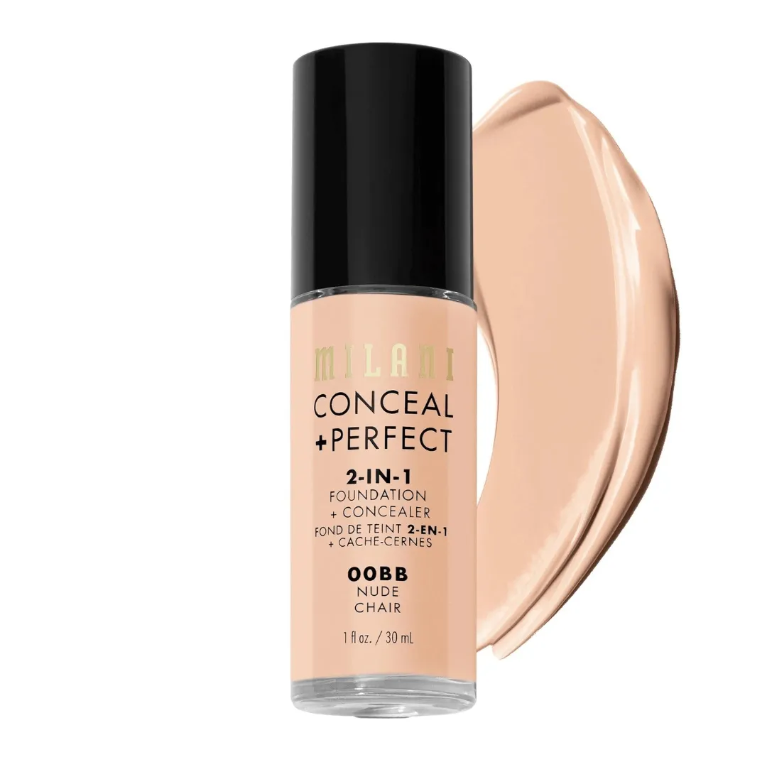 MILANI 2-in-1 FOUNDATION   CONCEALER 00AA IVORY 30ml