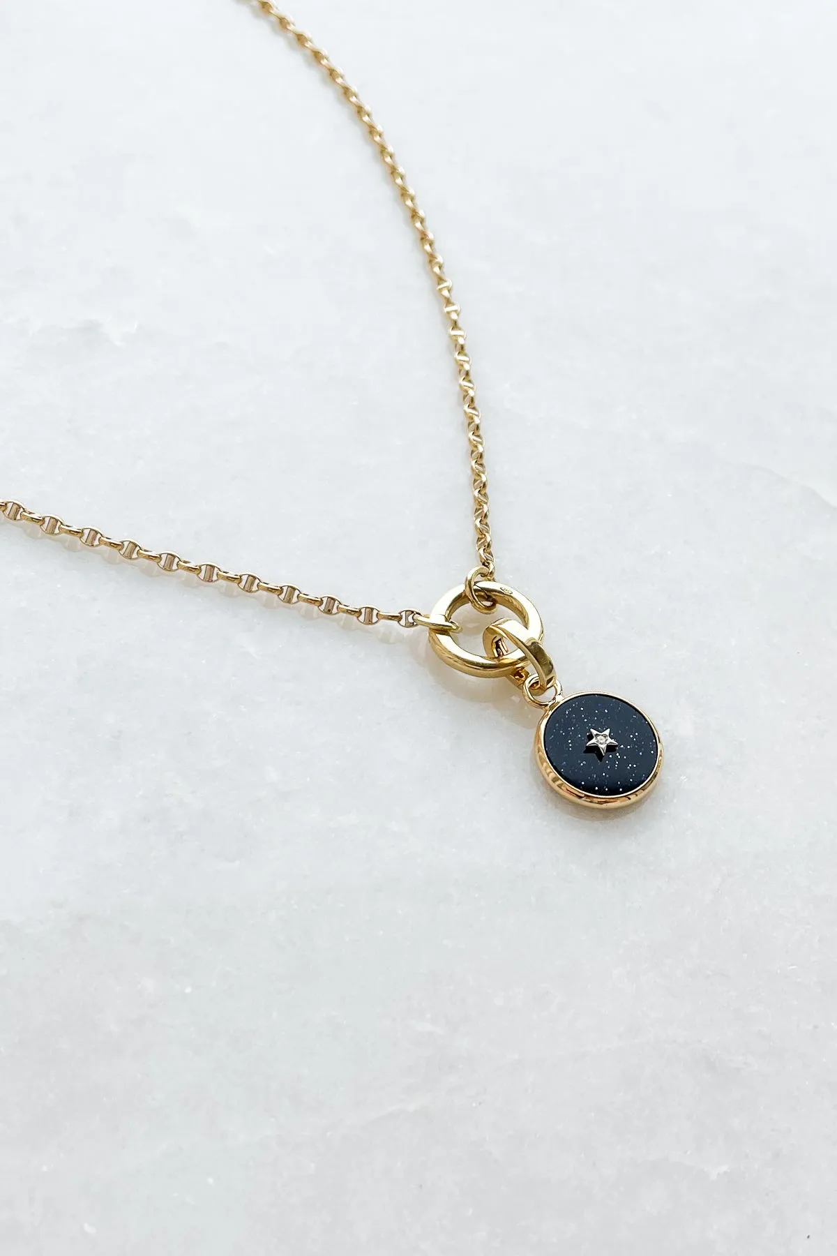 Mini Midnight Aventurine Charm