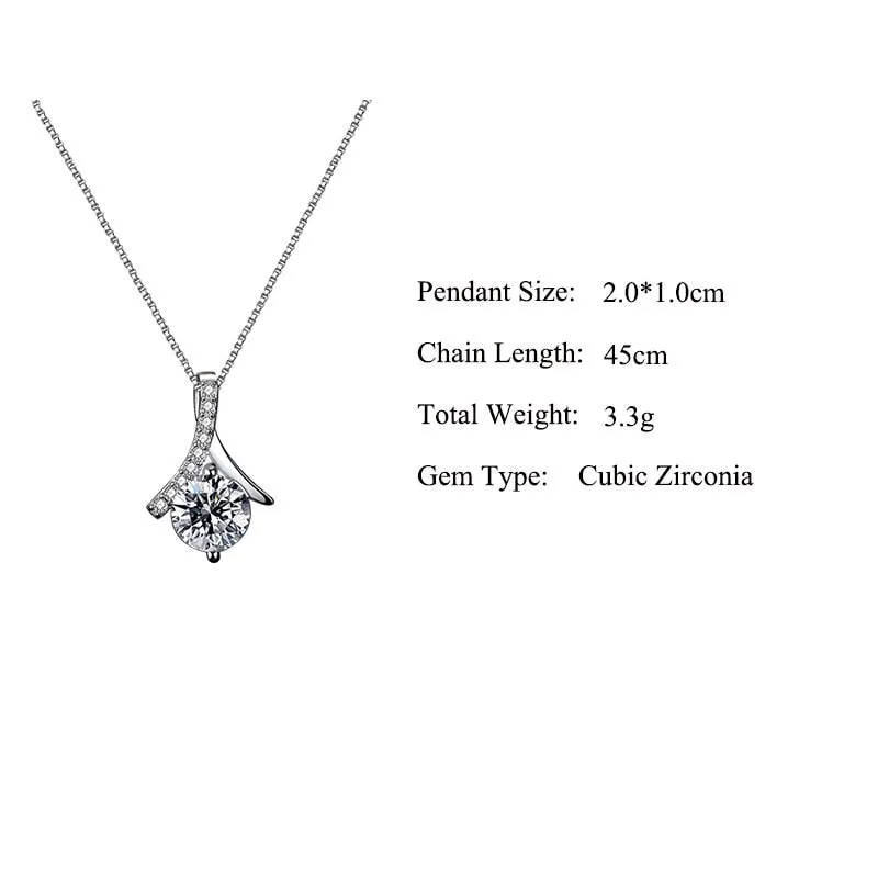 Mother in law Women Necklace Luxury Pendant Round AAA Zircon High Quality Pendant Necklace Mother&#39;s Day Jewelry Birthday Gift