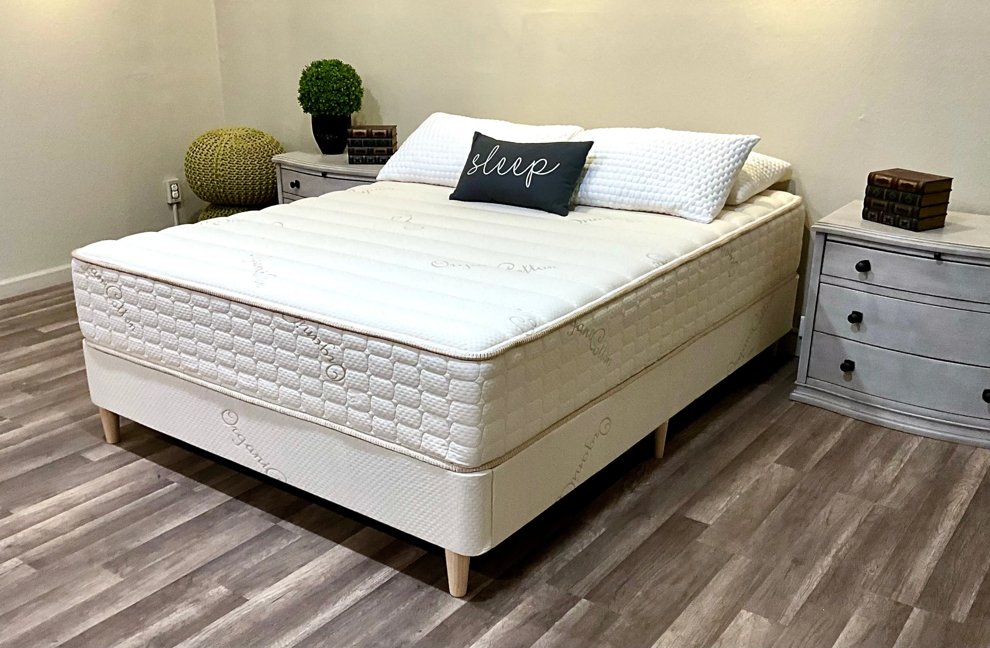 Natural Wood Mattress Foundation