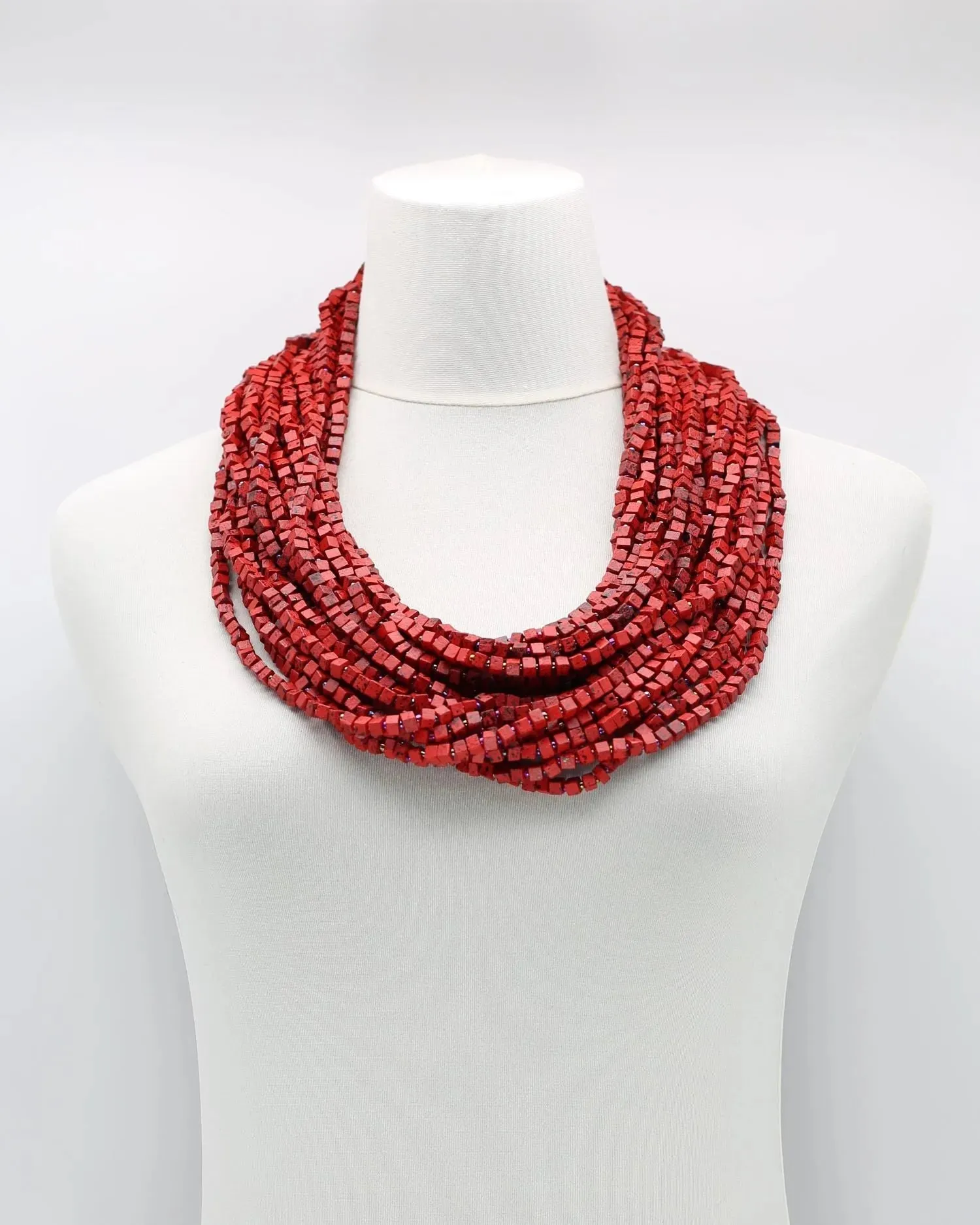 Next Pashmina Necklace, Red