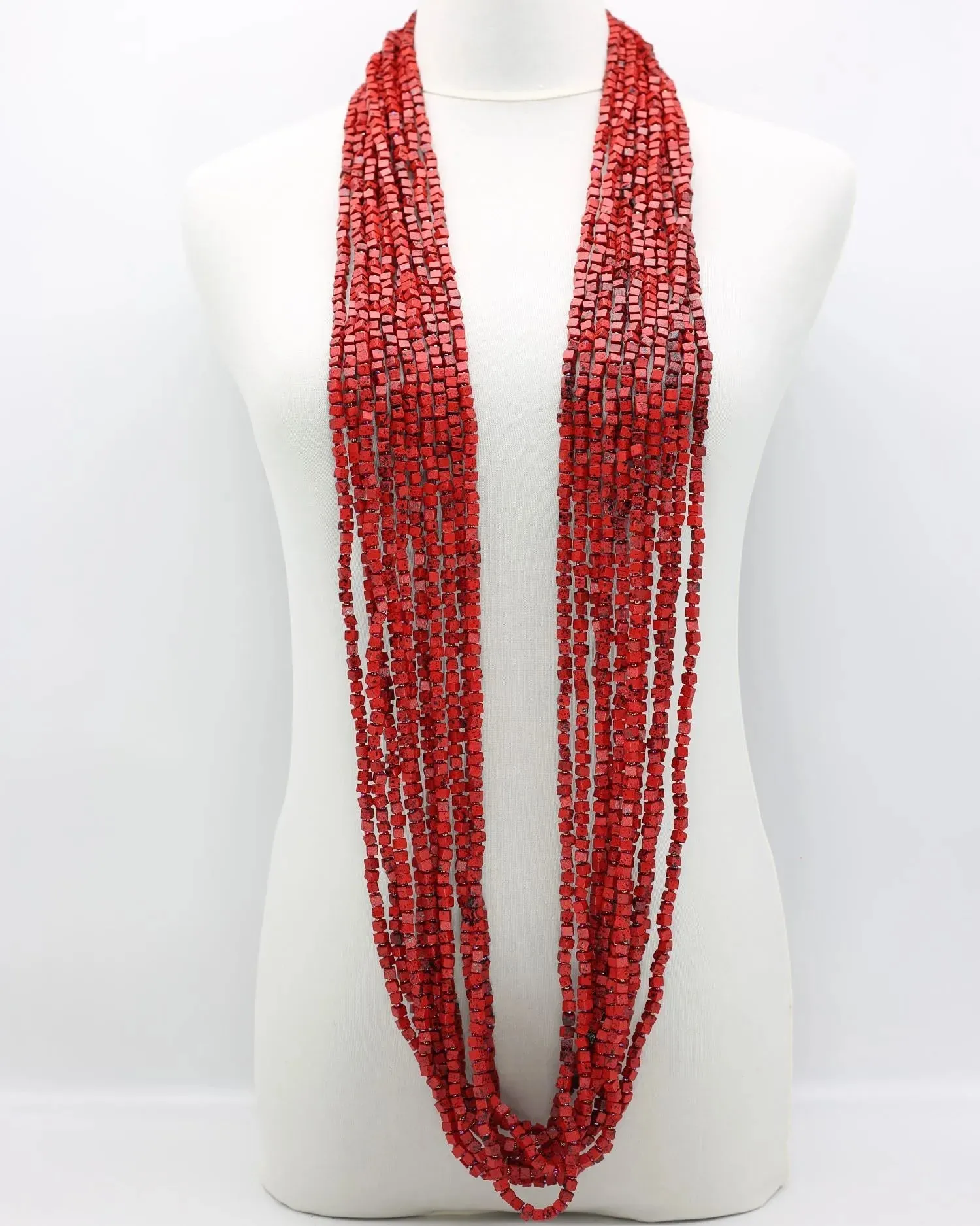Next Pashmina Necklace, Red