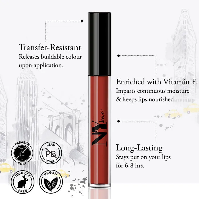 NY Bae Liquid Lipstick Brown - Lunch at Sandunes 29