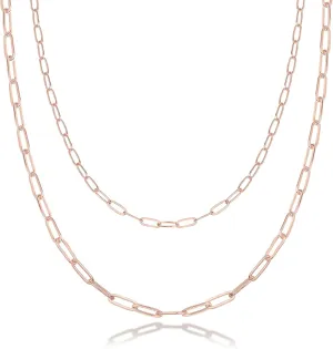 PAVOI 14K Gold Plated Dainty Layering Necklaces for Women | Snake Chain, Curb Link, Paperclip Layered Chains | Trendy Layering Necklace