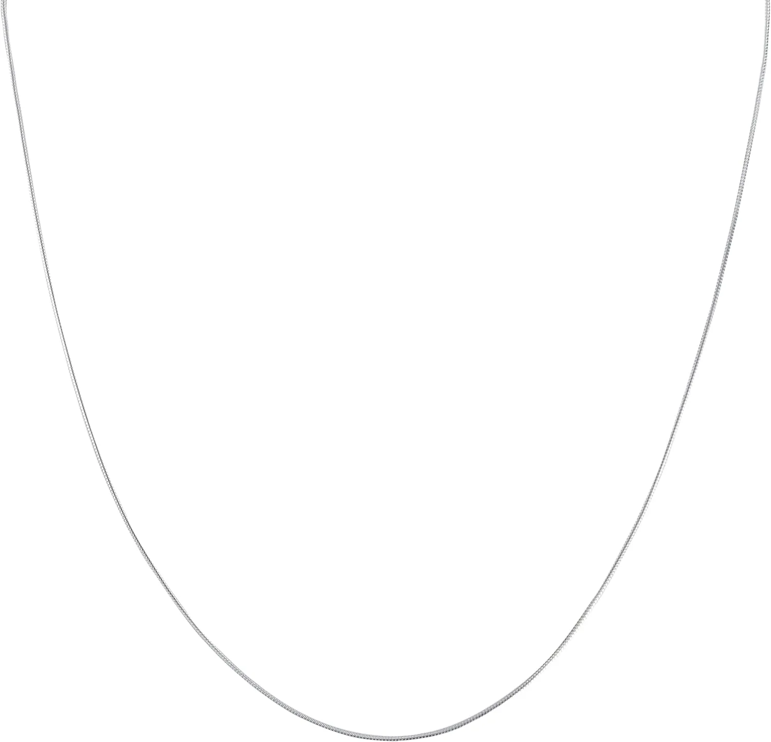 PORI JEWELERS 925 Sterling Silver Italian Magic Snake Chain Necklace - 16"-30"