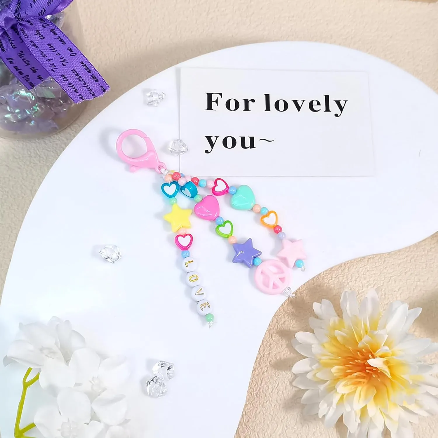 Purse Charms for Handbags, Lightweight Y2K keychains Cute Keychains Charms for Women Bag Purse
