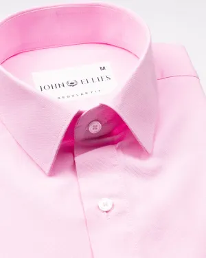 Renato Privilege Arrosa Pink Plain Oxford Cotton Shirt