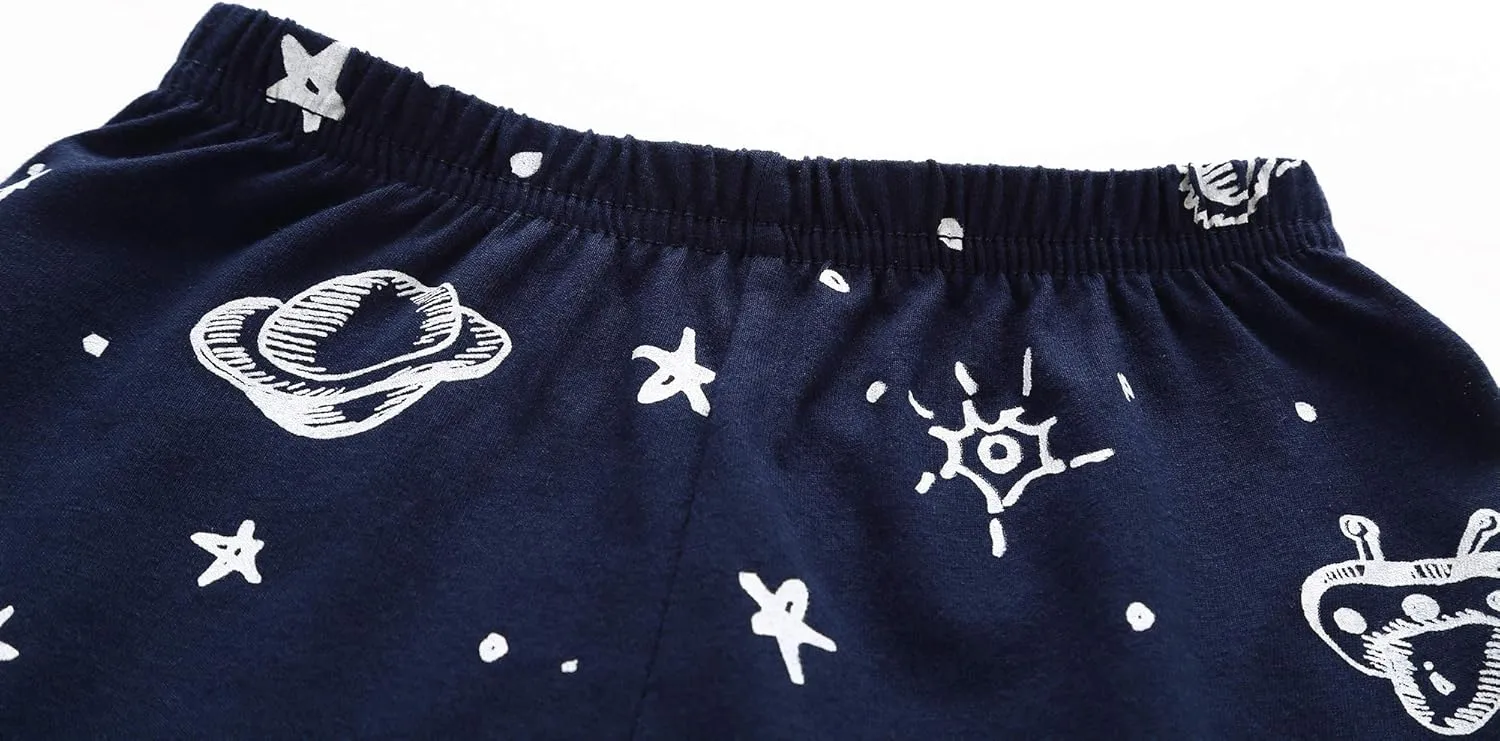 RKOIAN Little Boys Girls' Pajamas Sets Glow in The Dark Toddler Pjs Cotton Kids Sleepwear
