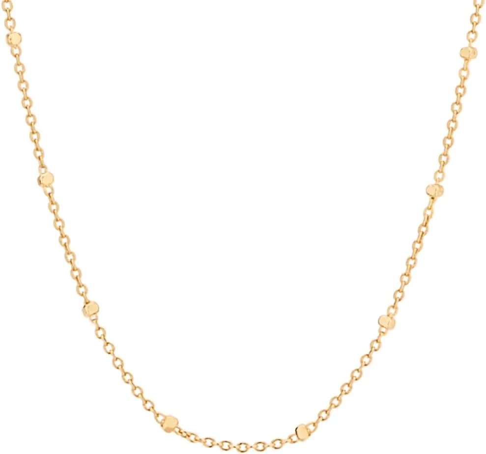 Rommanel 18K Gold Plated Chain | Durable, Versatile Chain with Three Layers of Gold and Fine Details | Unique, Womens Jewelry for Any Occasion & Outfit