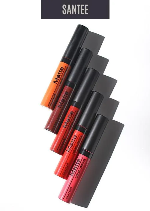 Santee Matte Liquid Lipstick- Fall Tones