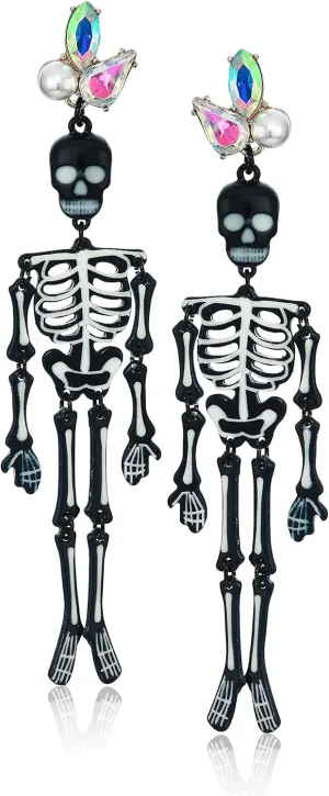 Skeleton Chandelier Earrings