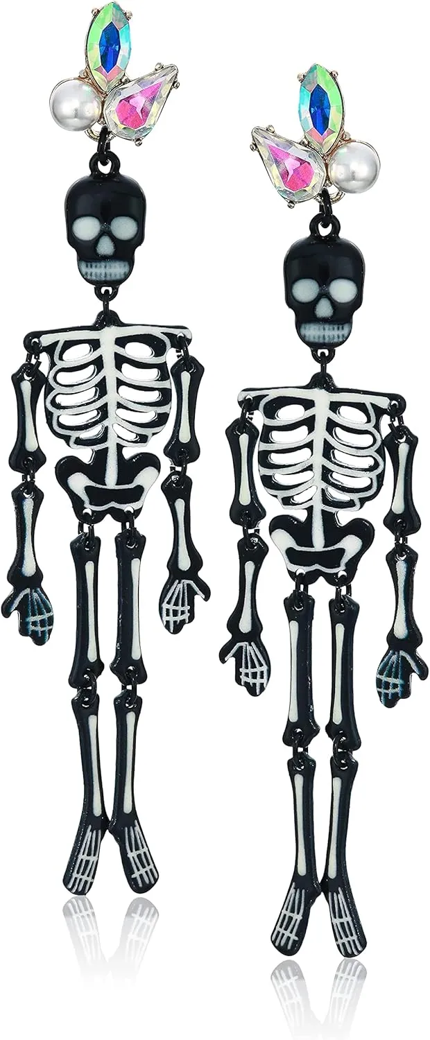 Skeleton Chandelier Earrings