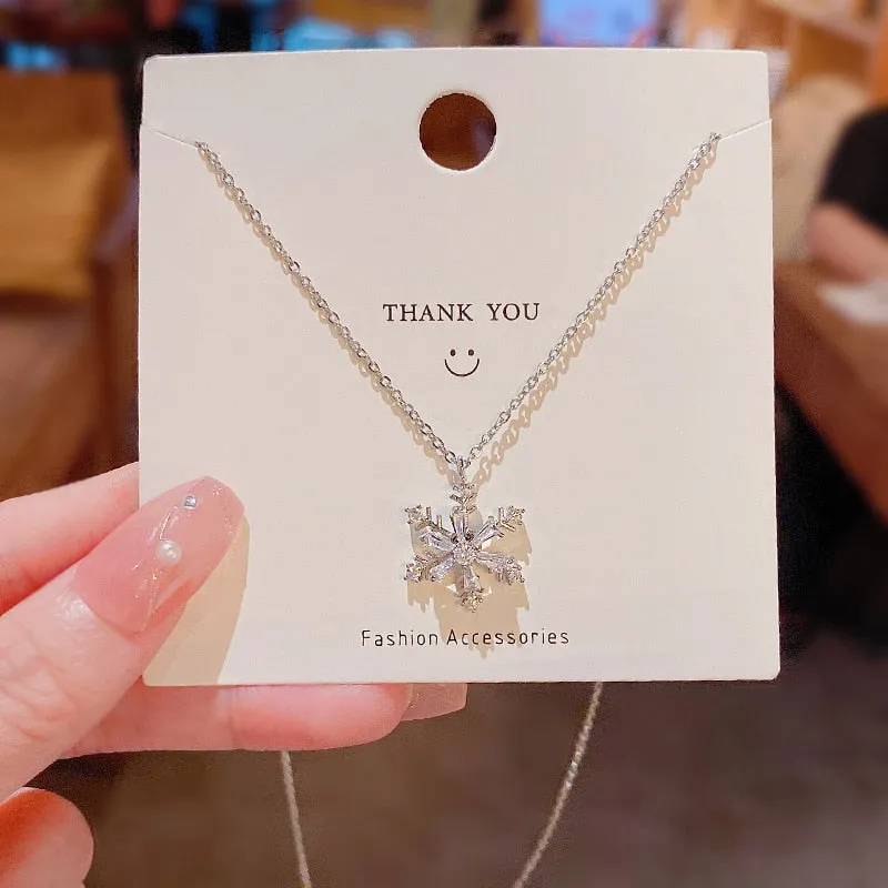 Stainless Steel Cute Bear Pendant Necklace for Women Jewelry Chains Necklaces Zirconia Luxury Choker Korea Wholesale