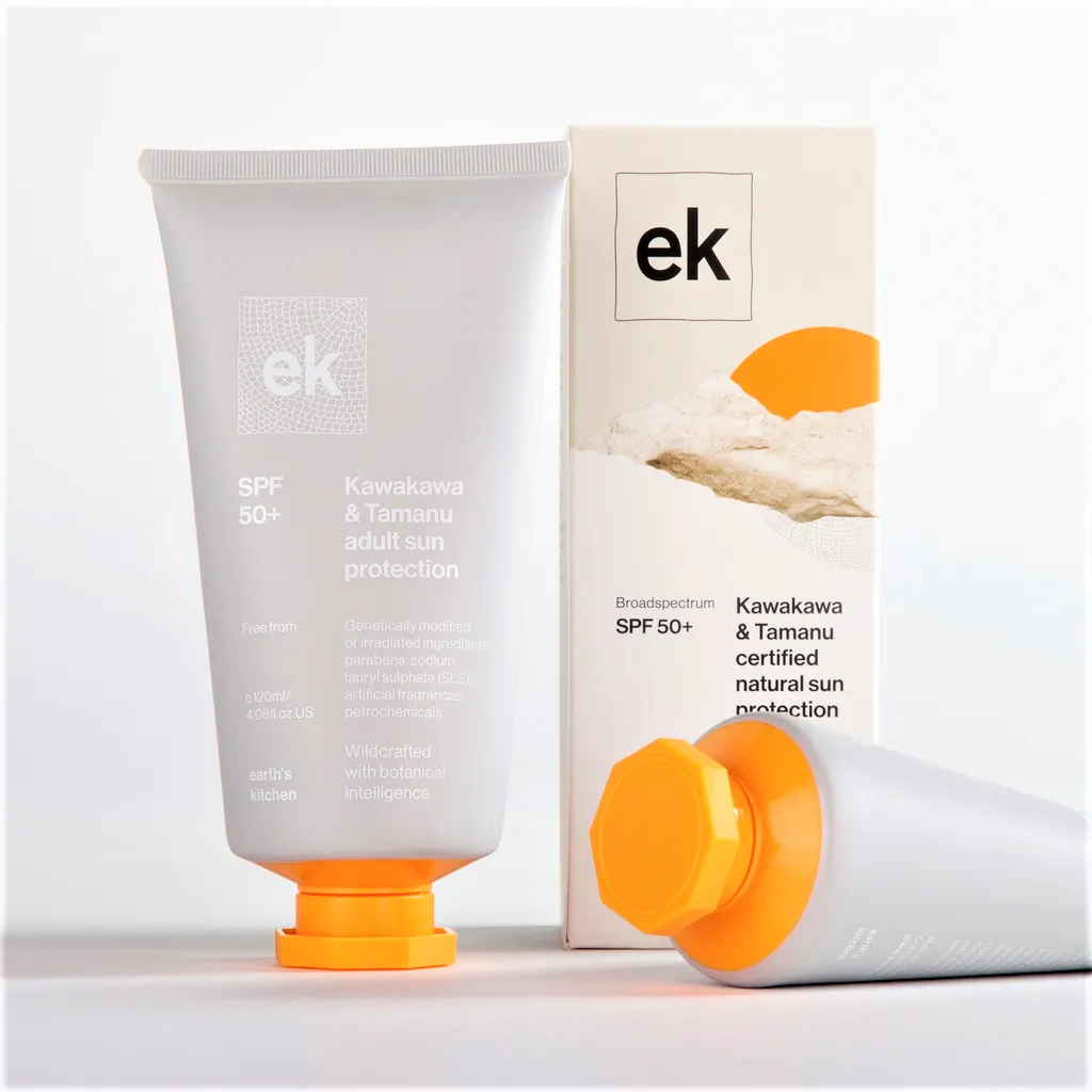 Sunscreen SPF 50  Lotion Earths Kitchen 100% NATURAL