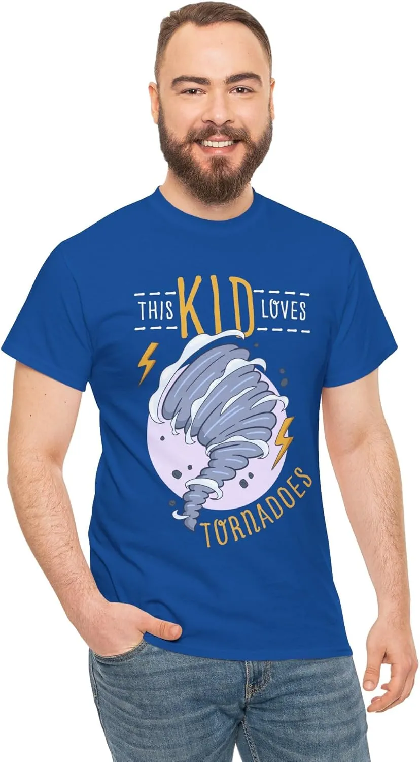 T-Shirt, This Kid Loves Tornadoes Storm Chaser Design, Storm Chaser Tee, Weather Enthusiast Shirt, Kids Storm Watching Shirt,