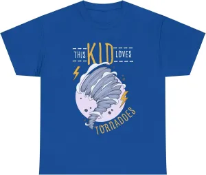 T-Shirt, This Kid Loves Tornadoes Storm Chaser Design, Storm Chaser Tee, Weather Enthusiast Shirt, Kids Storm Watching Shirt,