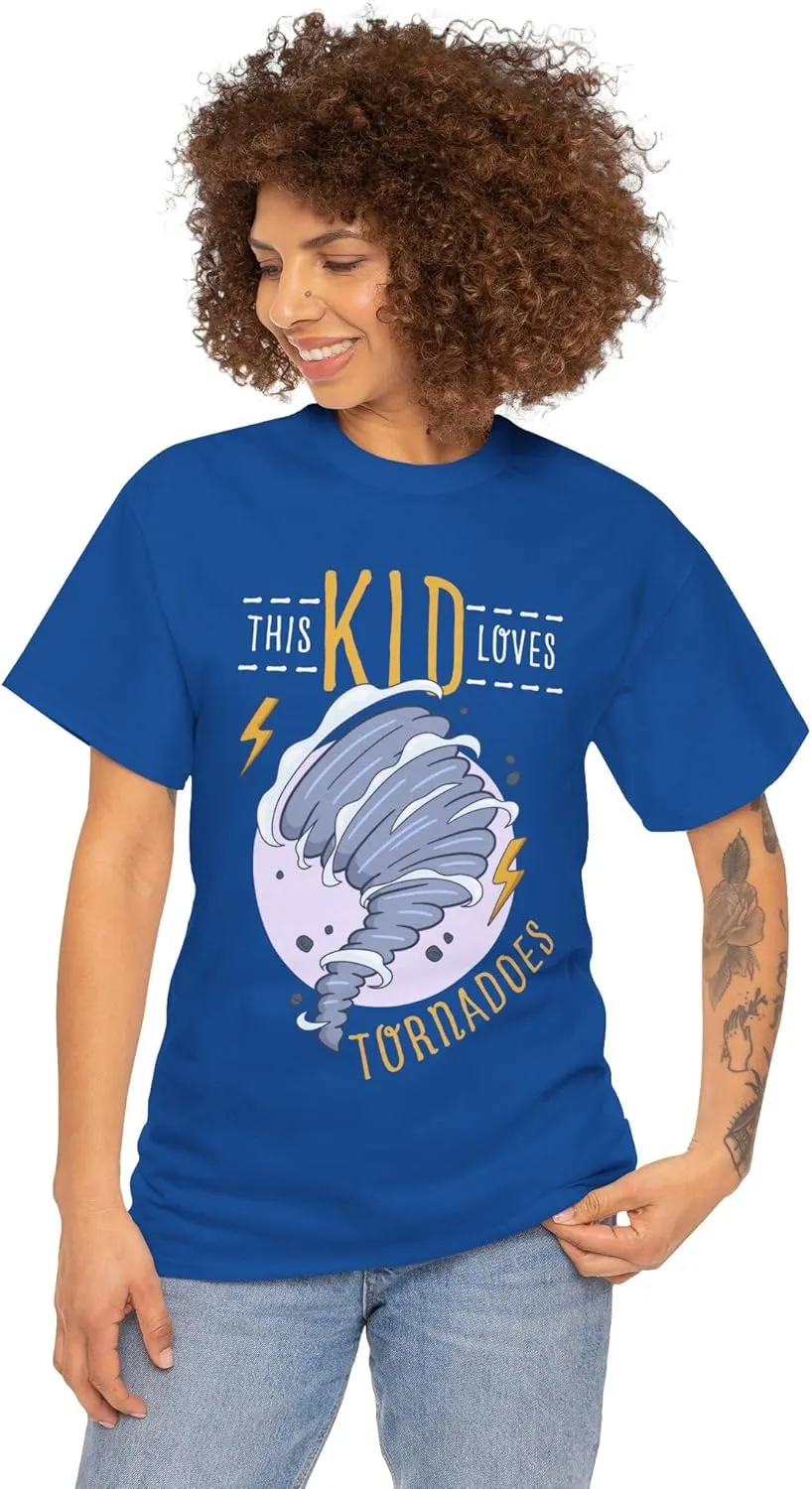 T-Shirt, This Kid Loves Tornadoes Storm Chaser Design, Storm Chaser Tee, Weather Enthusiast Shirt, Kids Storm Watching Shirt,
