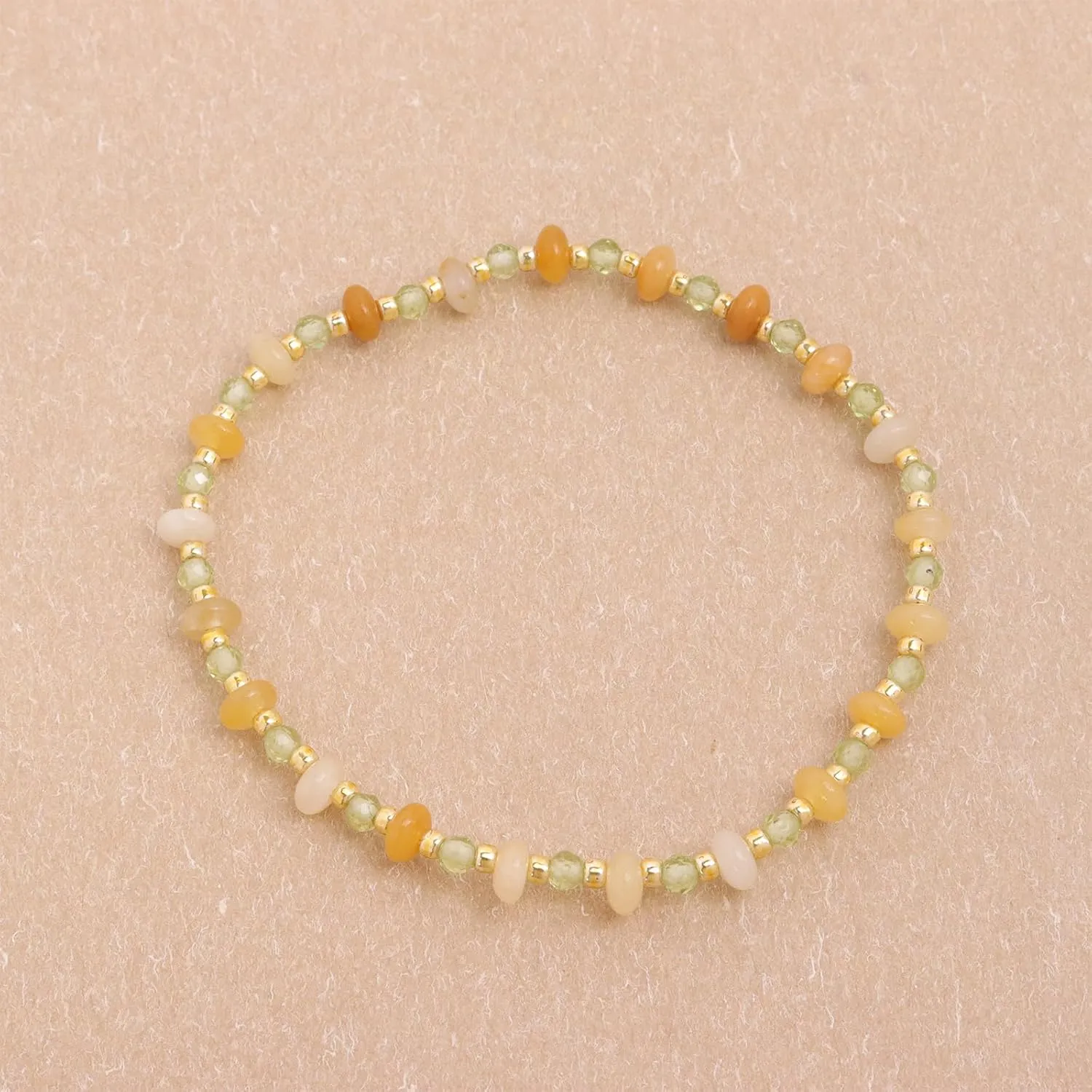 Tila Flat Gold Beaded Bracelets Stack Set for Women, Boho Colorful Handmade Gemstone Miyuki Glass Beads Stretch Festive Holiday Accessories Jewelry Gift.