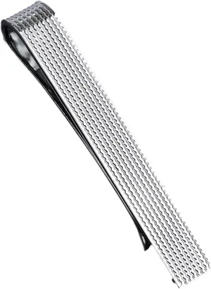 Versatile Gentleman Tie Clip Business Uniforms/Wedding/Business Accessories Versatile Silver Necktie Pinch Clip