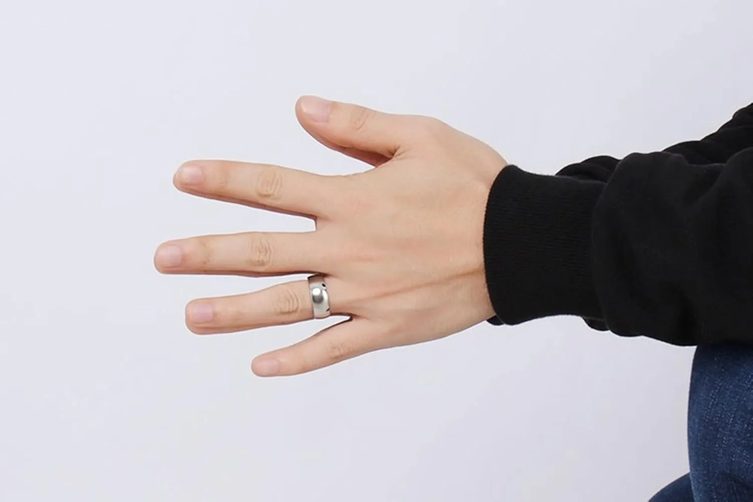 Wedding Rings Silver Ring Colorful Heart Rainbow, Stainless Steel Couple Rings