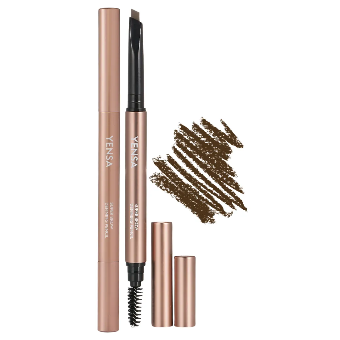 Yensa Beauty - Super Brow Defining Pencil - Brown - .012 Oz / 0.35 g