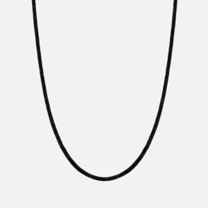 Zane Onyx Necklace (Sterling Silver   Black)